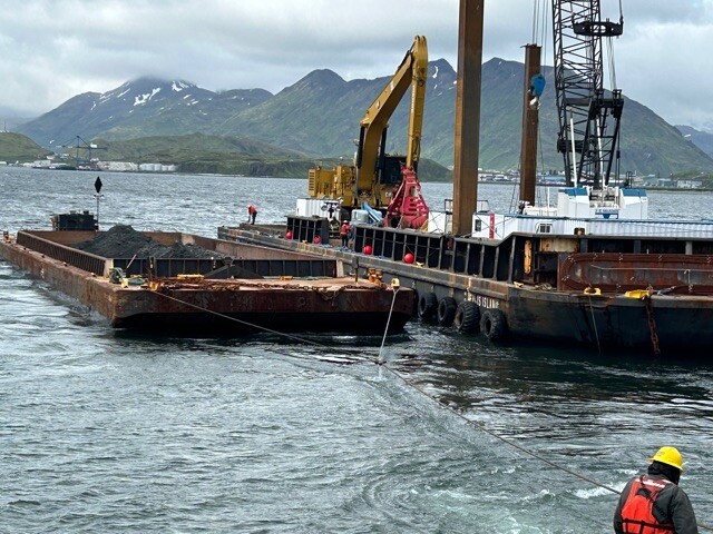 Dredging underway in Dutch Harbor
